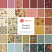 A grid collage of floral fabrics included in the Farmer's Daughter Fat Quarter Bundle.