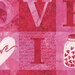 Hearts and love-filled sayings in vibrant red, pink and white as part of the Forever Love collection.