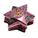 The Bali Batiks - Huckleberry Haven Fat Quarter Bundle in its star shaped packaging, isolated on a white background.