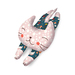 A digital mockup of the completed stuffed cat featured in the project panel.