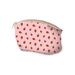 A digital mockup of the completed strawberry pouch featured in the project panel.