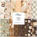 A collection of fabric patterns themed around coffee, featuring floral designs and coffee-related imagery.