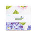 Fabric bundle titled Hydrangeas In The Garden featuring pink, green, blue, and purple fabrics with a floral theme.