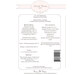 Back of the pattern listing fabric requirements.