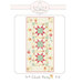 Front cover of the pattern showing the completed table runner project and the Bunny Hill Logo.