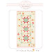 Front cover of the pattern showing the completed table runner project and the Bunny Hill Logo.