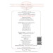 Back of the pattern listing fabric requirements.