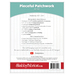 Back cover of pattern listing required materials and recommended notions.