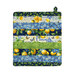 The completed Dry Ideas project, colored in summer fabrics from the Limoncello collection, isolated on a white background.