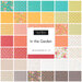 A grid collage of the summer fabrics included in the In the Garden Fat Eighth Set.