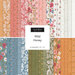 A collection of 42 fabric squares in various floral and geometric patterns, titled Wild Honey.