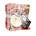 The Darling Peony Fat Quarter in its packaging, isolated on a white background.