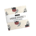 A mini charm pack featuring stars, stripes, and leaves, labeled “American Gatherings III” by Primitive Gatherings.
