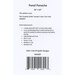 Image of a fabric pattern card titled Panel Panache, displaying fabric requirements and barcode.