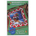Cover for Panel Panache quilt pattern featuring Santa surrounded by gifts on a colorful background.