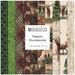 A collection of fabric patterns featuring forest and wildlife designs, labeled Majestic Mountainside.