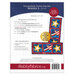 Back cover of the pattern listing project requirements.