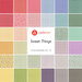 Collage of fabrics in the Sweet Things FQ Set featuring floral and geometric designs in a variety of colors.