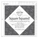 The Large Square Squared acrylic template with its packaging label.