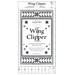 The Wing Clipper I acrylic template with its packaging label.