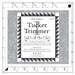 The Tucker Trimmer I acrylic template with its packaging label.