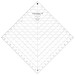 The Tucker Trimmer III acrylic template, isolated on a white background.