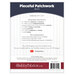 Back cover of the pattern listing project requirements and recommended notions.