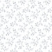 A gray-on-white fabric with a design of tossed vines and small florals.