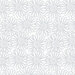 A gray-on-white fabric with a design of packed outlined sunflowers.