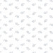 A gray-on-white fabric with a design of tossed curlicue hearts.