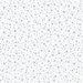A gray-on-white fabric with a dense design of stars in varying sizes.