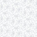 A gray-on-white fabric with a design of delicate paisleys.
