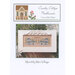 Front of the January Mini Village pattern by Country Cottage Needleworks, featuring a stitched scene of a village in January.