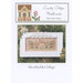 Front of the March Mini Village pattern by Country Cottage Needleworks, featuring a stitched scene of a village in March.