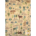 A close shot of the fabric of the pillowcase to showcase the outdoor design.