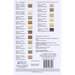 Back of the pattern showing required materials