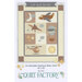 A quilt featuring colorful appliqué designs of airplanes, a hot air balloon, and celestial elements.