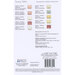 Back of the pattern showing required materials