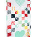 A shot of the patchwork lattice, showcasing the bright colors and summer designs.