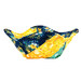 A completed bowl cozy, colored in summer fabrics from the Sunlit Serenade collection, isolated on a white background.