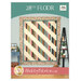 Front cover of the project featuring the completed 28th Floor Quilt, colored in cream, teal, brown, pink, gold, and black fabrics from the Collections for a Cause - Unity collection.