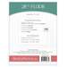 Back cover of the pattern listing project requirements and recommended notions.