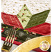 A super close up on the patchwork star, demonstrating fabric, piecing, stitching, border, and binding details.