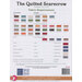 Fabric requirement chart for The Quilted Scarecrow, detailing colors and yardage needed.