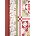 A close up on the binding and borders of the quilt, showing fabric and top quilting details.