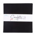 A top-down shot of a package of black Confetti Cottons 10
