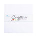 A top-down shot of a package of bright white Confetti Cottons 10