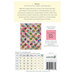 The back of the pattern, showing fabric and supply requirements.