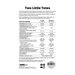 Back cover of the pattern listing project specifications.