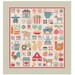 The Farm Fresh Sew Along Quilt featuring farm motifs like animals, barns, food, trucks, and more.